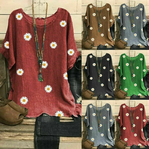 Linen T-Shirts for Women