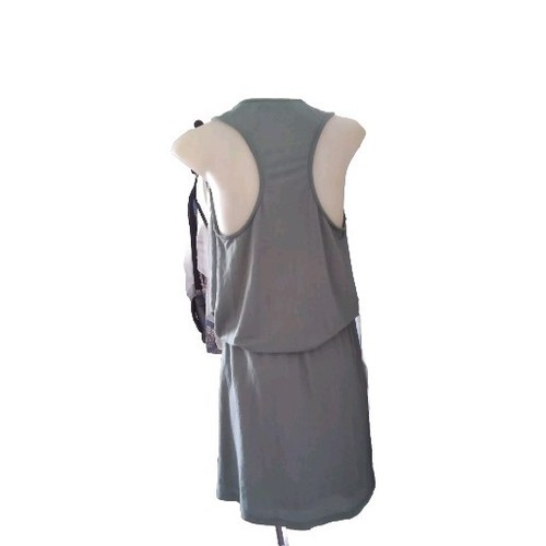 LISA BROWN Khaki Green Knit Assymetrical Shift.Size S New / Unworn - 第 5/8 張圖片