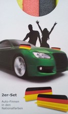 Finnen Flagtag 2er Set  Fanartikel in den Nationalfarben Deutschland   NEU & OVP