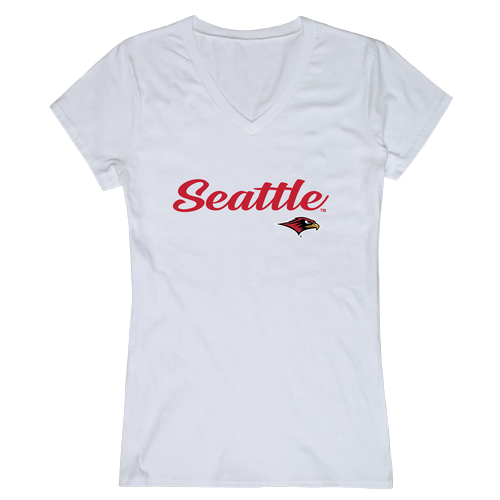 Seattle University Redhawks NCAA Women's Script Tee T-Shirt