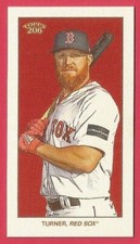 2023 Topps T206 High Series Justin Turner Piedmont Back Parallel