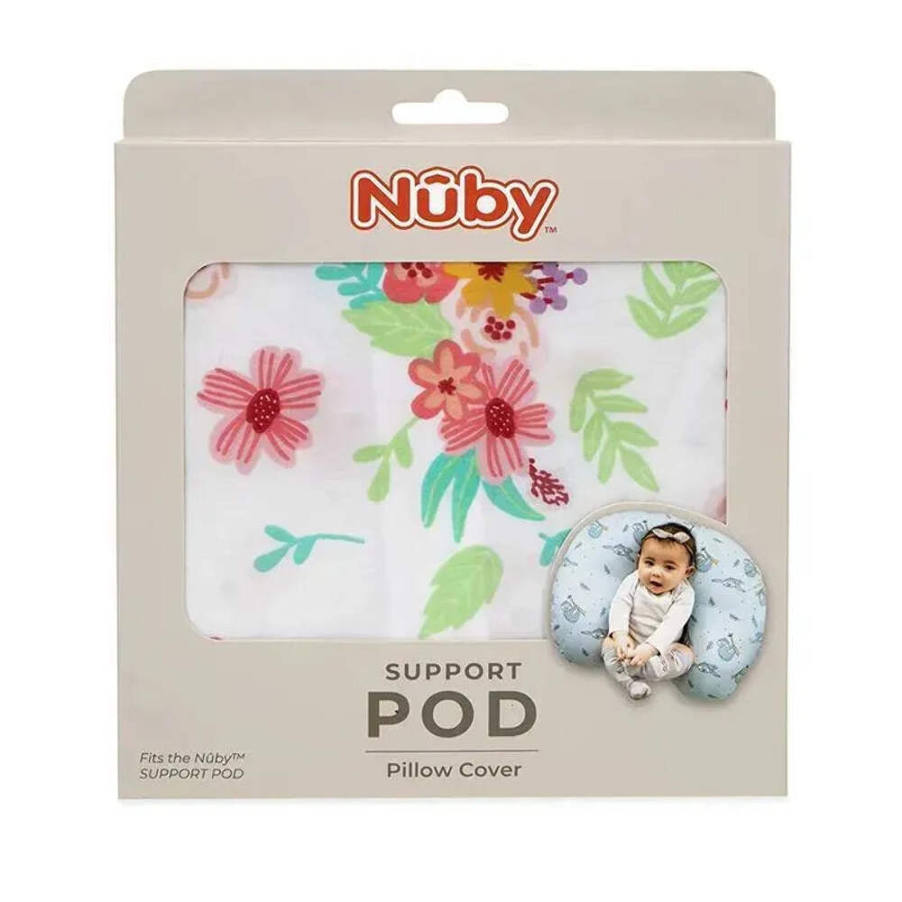 Nuby - Dr Talbots Bright Floral Print Nursing Pillow Cover Set-image