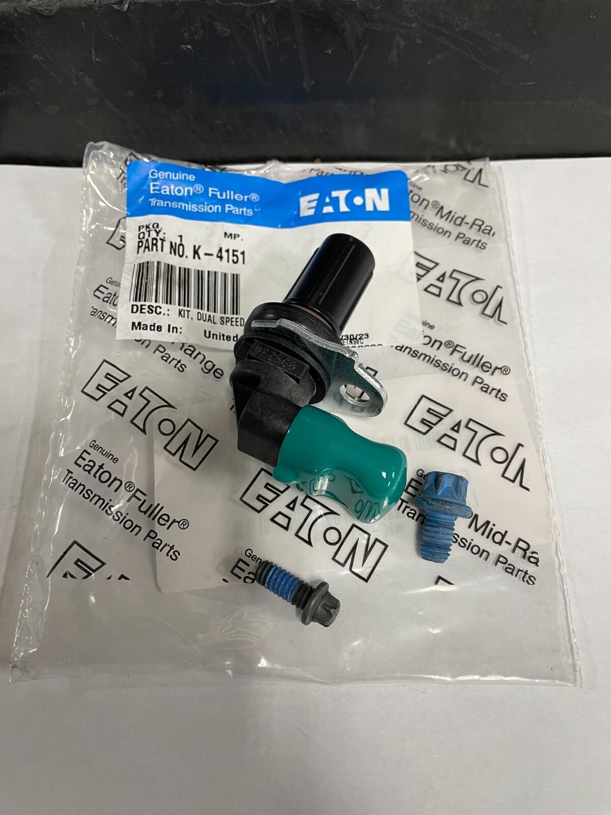GENUINE EATON® FULLER® K-4151 4 Pin Push-in Speed Sensor K4151 | eBay