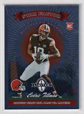 CEDRIC TILLMAN RC Star Factor Limited Exposure 2023 Limited #25 Cleveland Browns