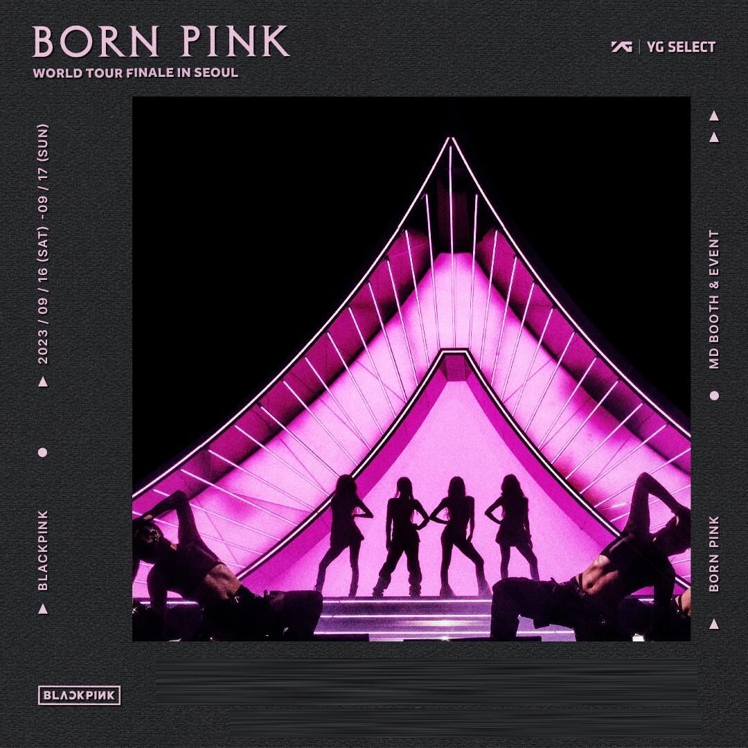 BLACKPINK WORLD TOUR BORN PINK FINALE IN SEOUL MD T-SHIRT