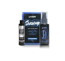 Beard  Body Care Pack - Blackbeard for Men Beard Color, 1 Seasoap, 1 Seaspray