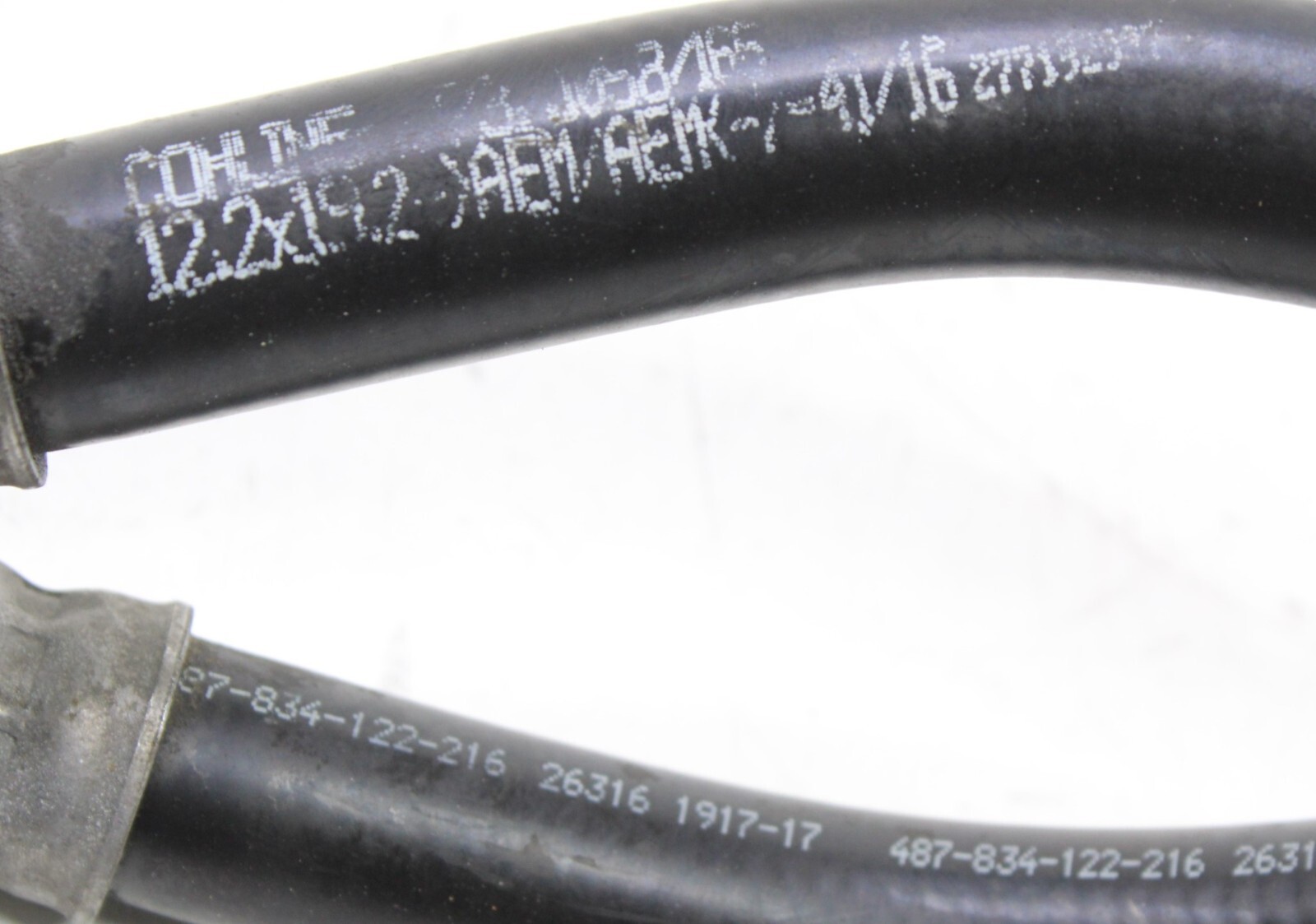 2017-2020 BENTLEY BENTAYGA 6.0L AWD FRONT DIFFERENTIAL AXLE OIL COOLER HOSE OEM
