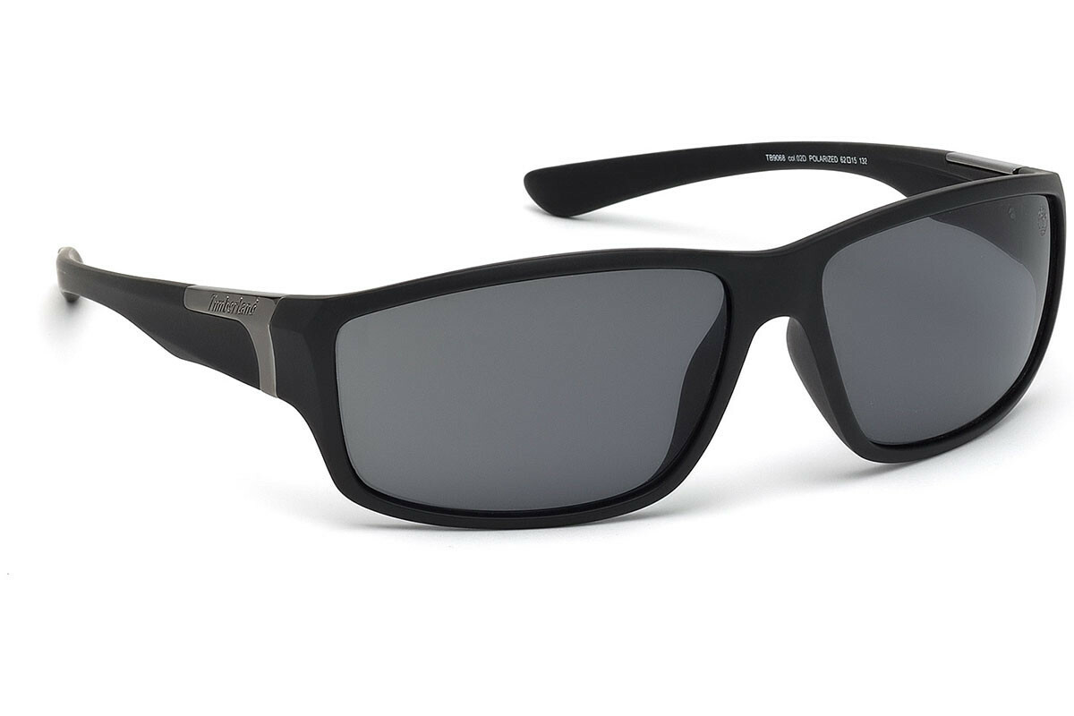 Спортивные солнцезащитные очки Timberland TB9068 Black 02D с зеркальной поляризацией и обертыванием 62-15-132 Новые 18290₽