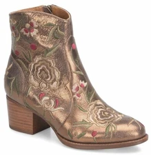  NEW   Söfft   Westmont   Leather Floral  Embroidered  Booties  Size 11