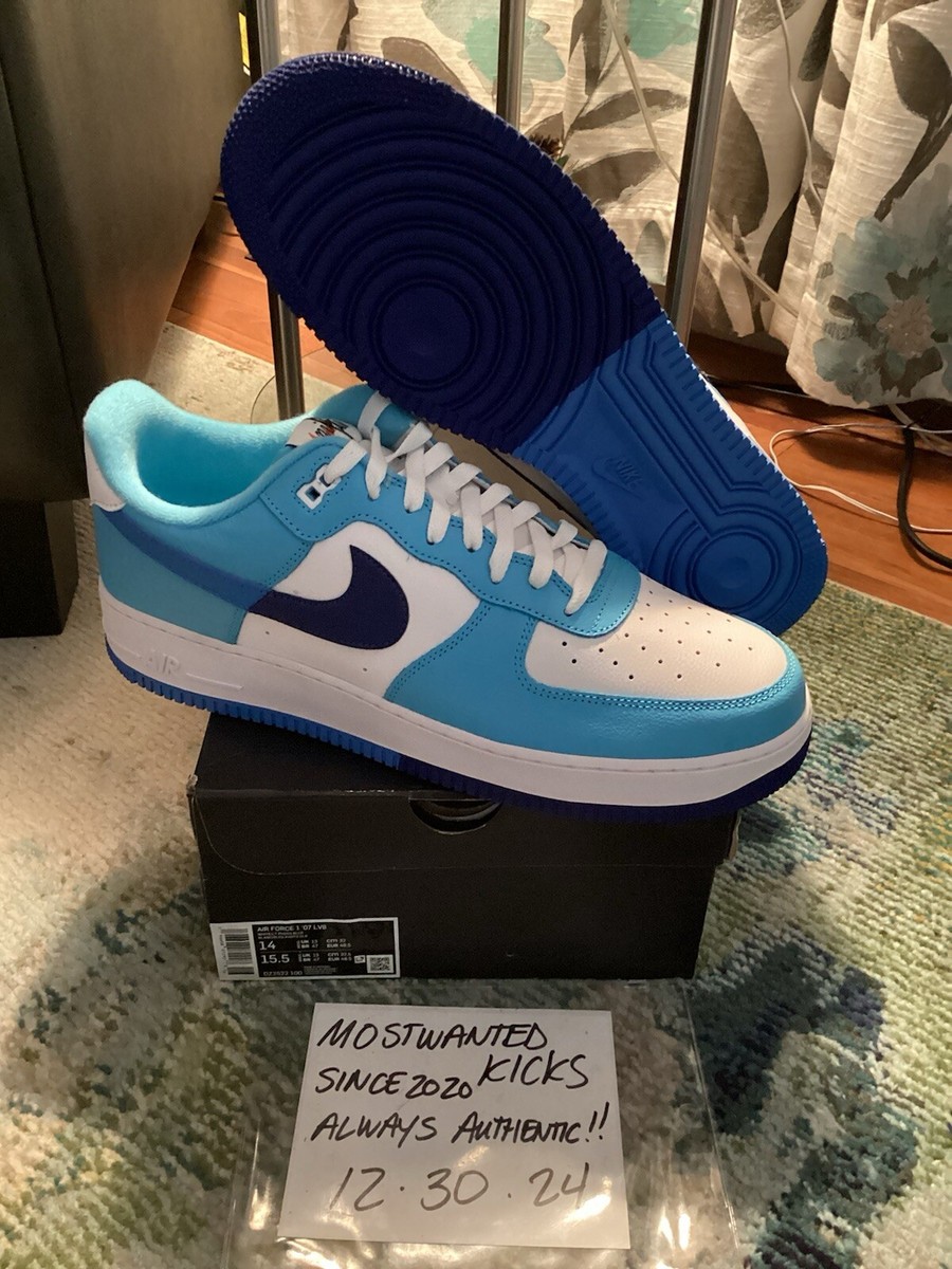 Size 14 - Nike Air Force 1 '07 LV8 Split - Light Photo Blue