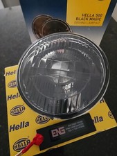Hella 005750411 500-series 12v55w Halogen Driving Lamp Black Glass Only Bulb