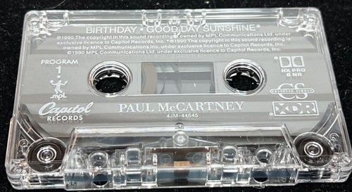 Paul McCartney BIRTHDAY/GOOD DAY SUNSHINE CASSETTE SINGLE 1990 Capitol Misprint - Picture 7 of 7