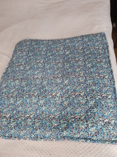 Baby Quilt or Playmat Tana Lawn soft Liberty print 28in x 30 in double quilted