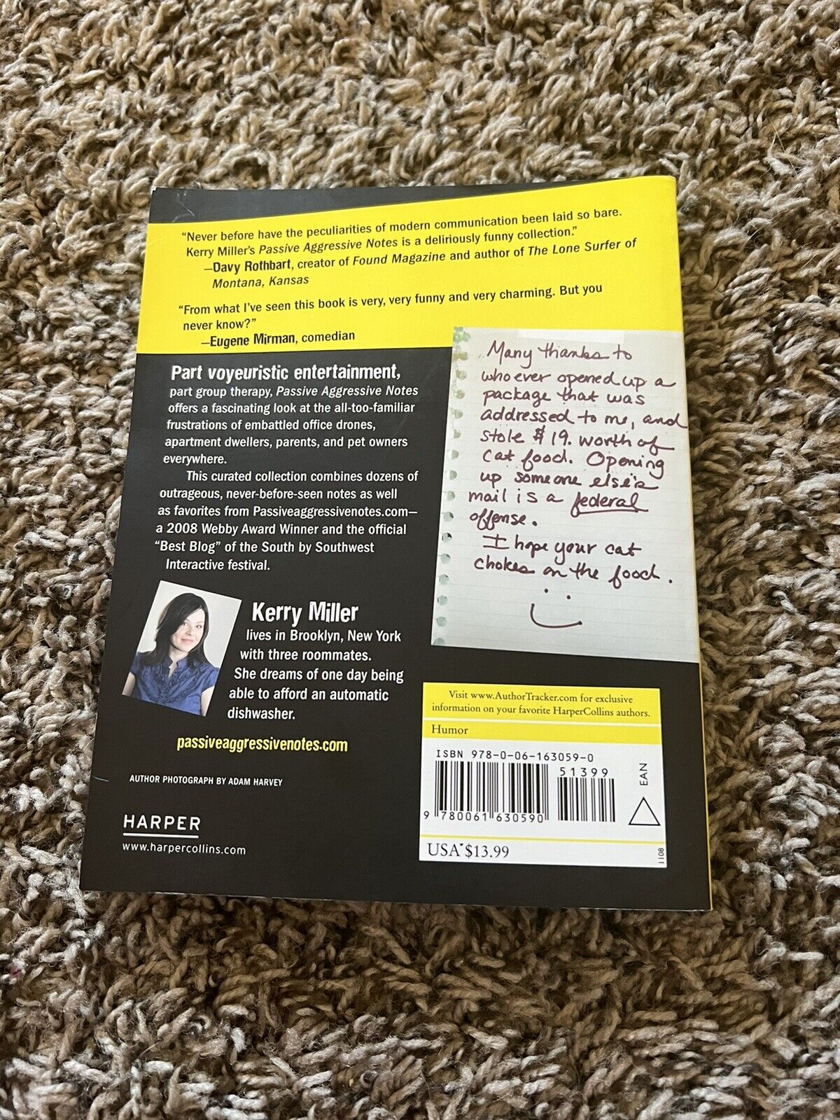Passive Aggressive Notes : Painfully Polite and Hilariously Hostile Writings by Kerry Miller (2008, Trade Paperback) for sale online | eBay Passive Aggressive Notes : Painfully Polite and Hilariously Hostile Writings by Kerry Miller (2008, Trade Paperback) for sale online | eBay