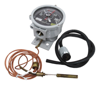 NEW QUALITROL 105-216-01 LIQUID TEMPERATURE GAUGE 0-180C 10521601