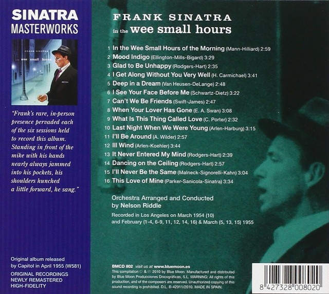 In The Wee Small Hours Sinatra Meaning