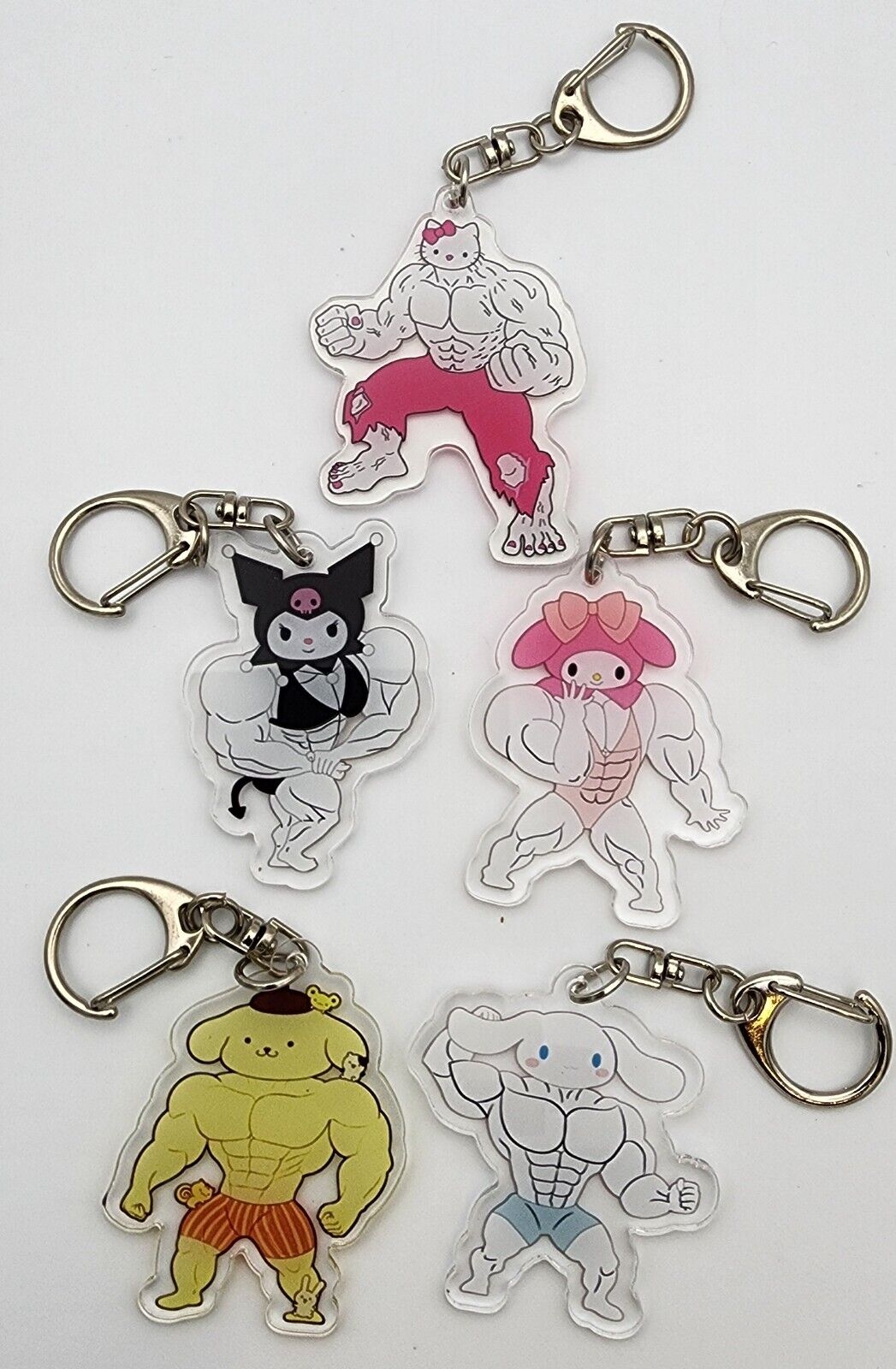 Hello Kitty - Show By Rock!! - Pompompurin - Retoree - Acrylic Keychain -  Keyholder (Sanrio)