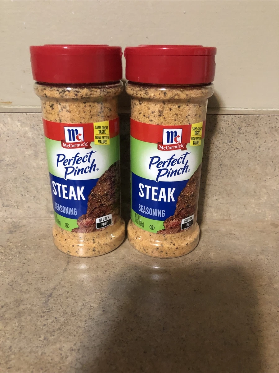 Mccormick Perfect Pinch Seasoning, Steak - 7 oz