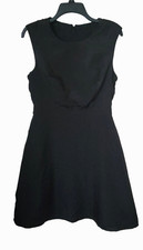 J. Crew Dress Jacquard Women Sleeveless Black Dress Size 8
