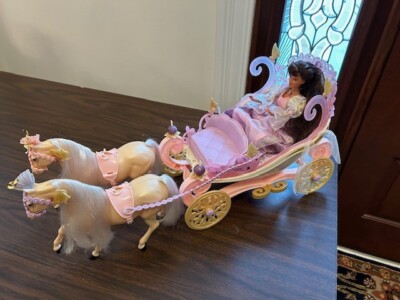 Barbie as The Princess and The Pauper Royal Carriage - G2875 BarbiePedia
