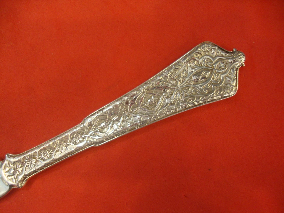 Persian by Tiffany and Co Sterling Silver Dessert Knife FH All Sterling 8 1/8" - Image 3 of 4