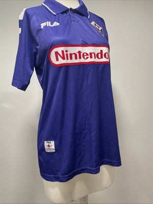 Fiorentina 1998/99 Batistuta #9 Home Retro Vintage Soccer Football