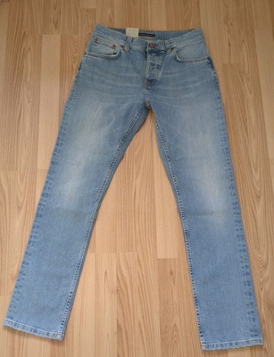 Nudie Jeans GRIM TIM (Slim Regular Fit) Mended Fades 32/32