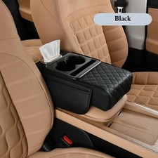 Car Armrest Cushion Center Console Cover With Cup Holdertissue Boxphone Holder Car Armrest Cushion Center Console Cover With Cup Holdertissue Boxphone Holder