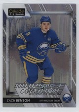 2023-24 O-Pee-Chee Platinum Marquee Rookies Arctic Freeze 79/99 Zach Benson 18bi