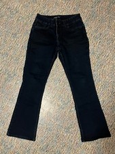 Riders By Lee Mid-rise Boot Cut size 10m Dark blue jeans straight leg denim