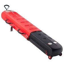 Snowboard Ski Hard Travel Case Portable Cart