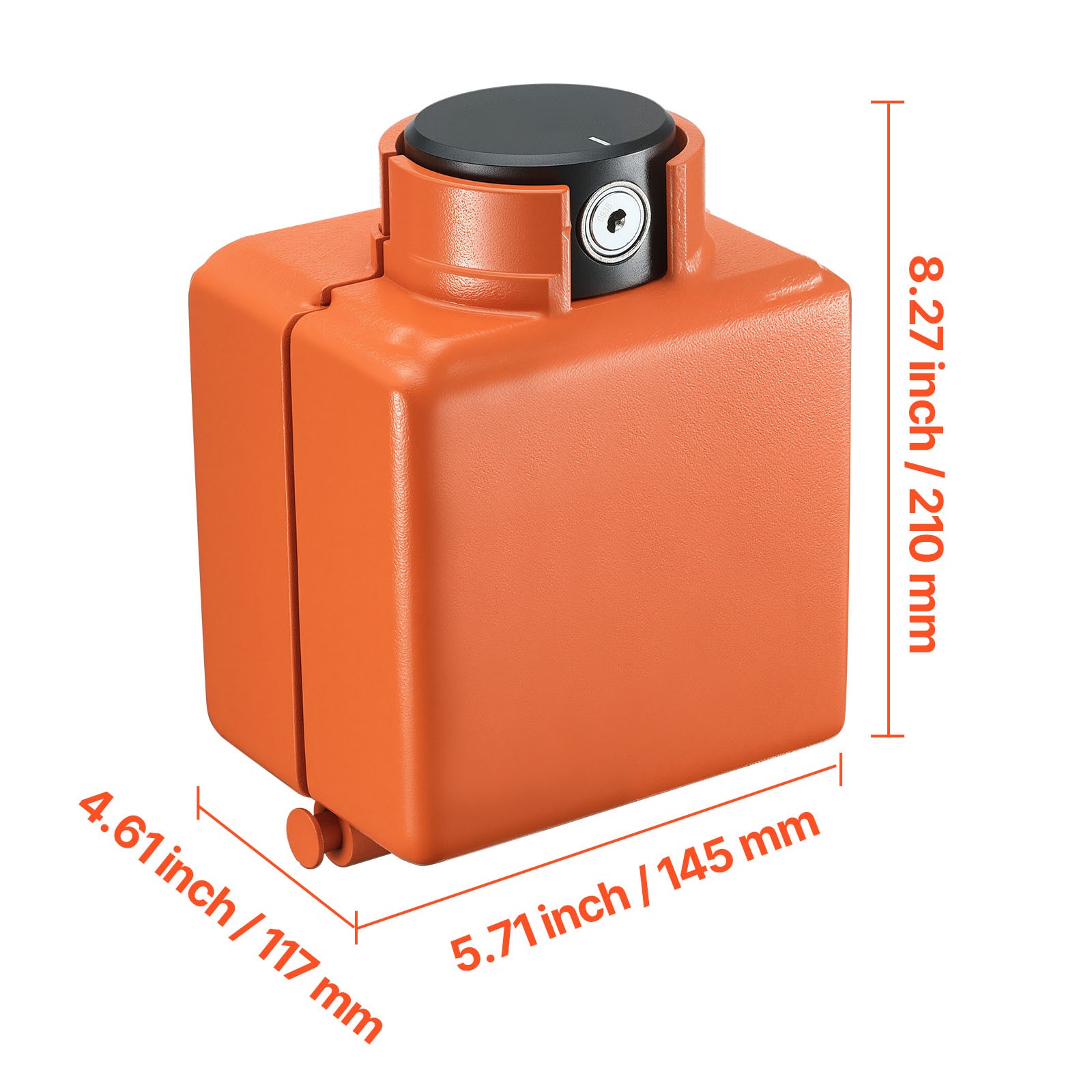 Collar Coupler Lock Fits 2 & 2-5/16-Inch Couplers Trailer Hitch Lock