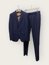 Gucci Ensemble de costume à logo brodé Animal Star DIY en bleu marine 150663288