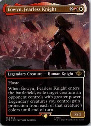 Eowyn, Fearless Knight (Borderless) #430 Foil - The Lord of the Rings: Tales of Middle-earth