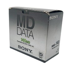 5x Sony MD DATA 140MB for Sony DSC-MD1 MDM-X4 Tascam 564 Yamaha MD4 MD4S MD8