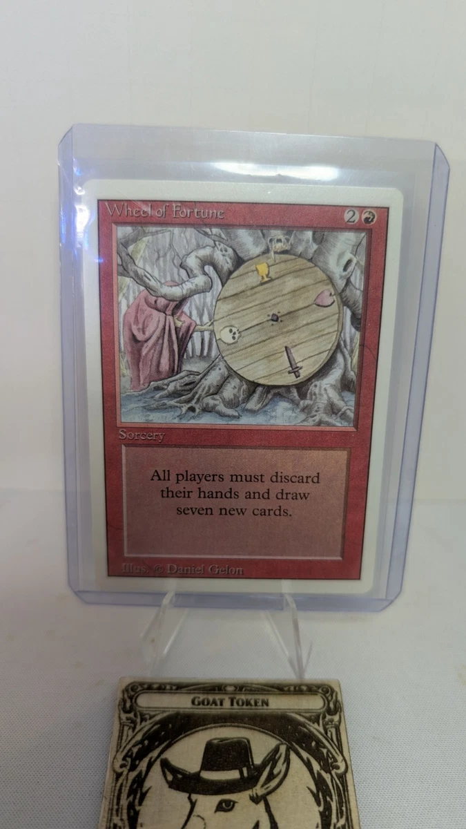 Wheel Of Fortune In Individual Magic: The Gathering Cards for sale