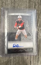 2022 Leaf Trinity - Clear Auto Devin Brown #CA-DB1 Silver /99 (AU, RC)