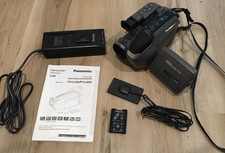 Panasonic PV-L650D Palmsight VHS-C Analog Camera Bundle No Wireless Battery