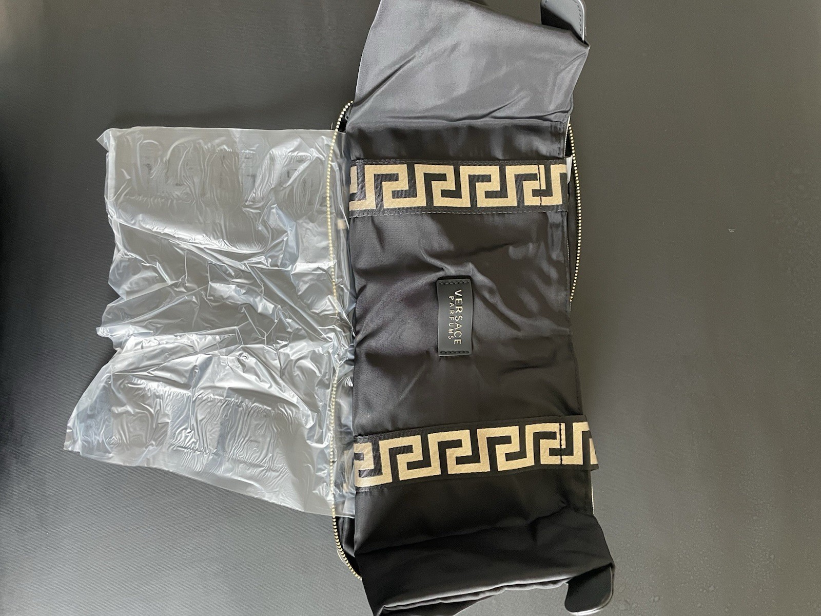 Versace Parfums For Woman Black Folding Bag With Dust Bag image 5