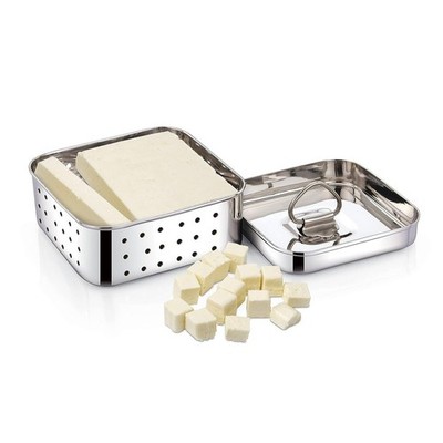 Crommie Stainless Steel Square Shape Paneer/Tofu/Cheese Maker Mould Machine