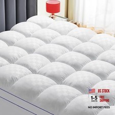 Mattress Topper, Extra Thick Pillow Top Mattress Pad Cover for Back Pain, Queen