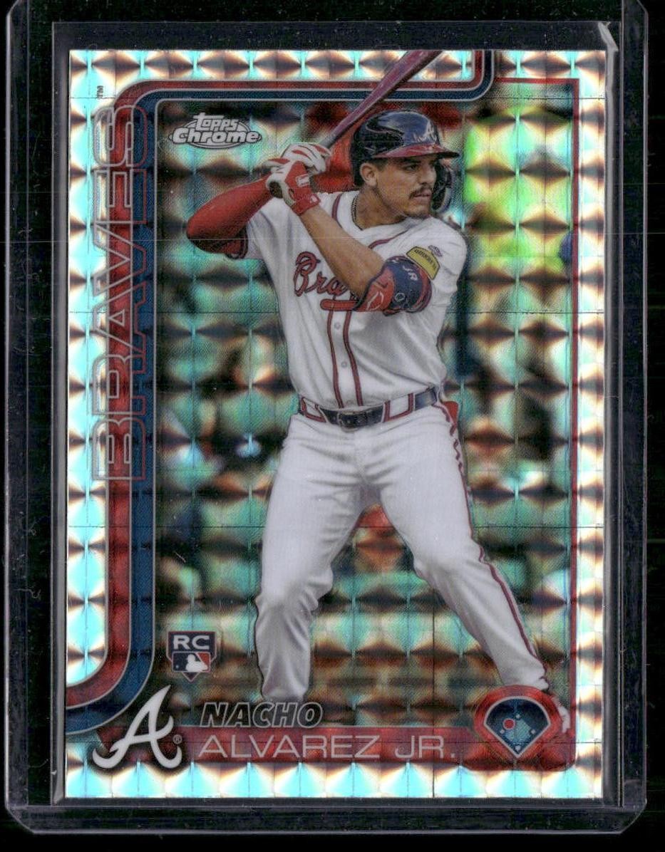 2025 Topps Chrome - Geometric Refractors #75 Nacho Alvarez Jr.