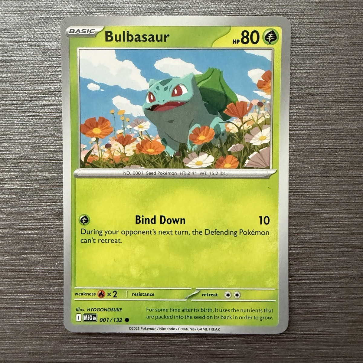Bulbasaur 001/132 Me01: Mega Evolution Regular | eBay