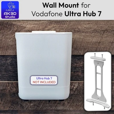 AK3D STUDIO Sistema de soporte de montaje en pared para router de banda ancha doméstico Vodafone Ultra Hub 7