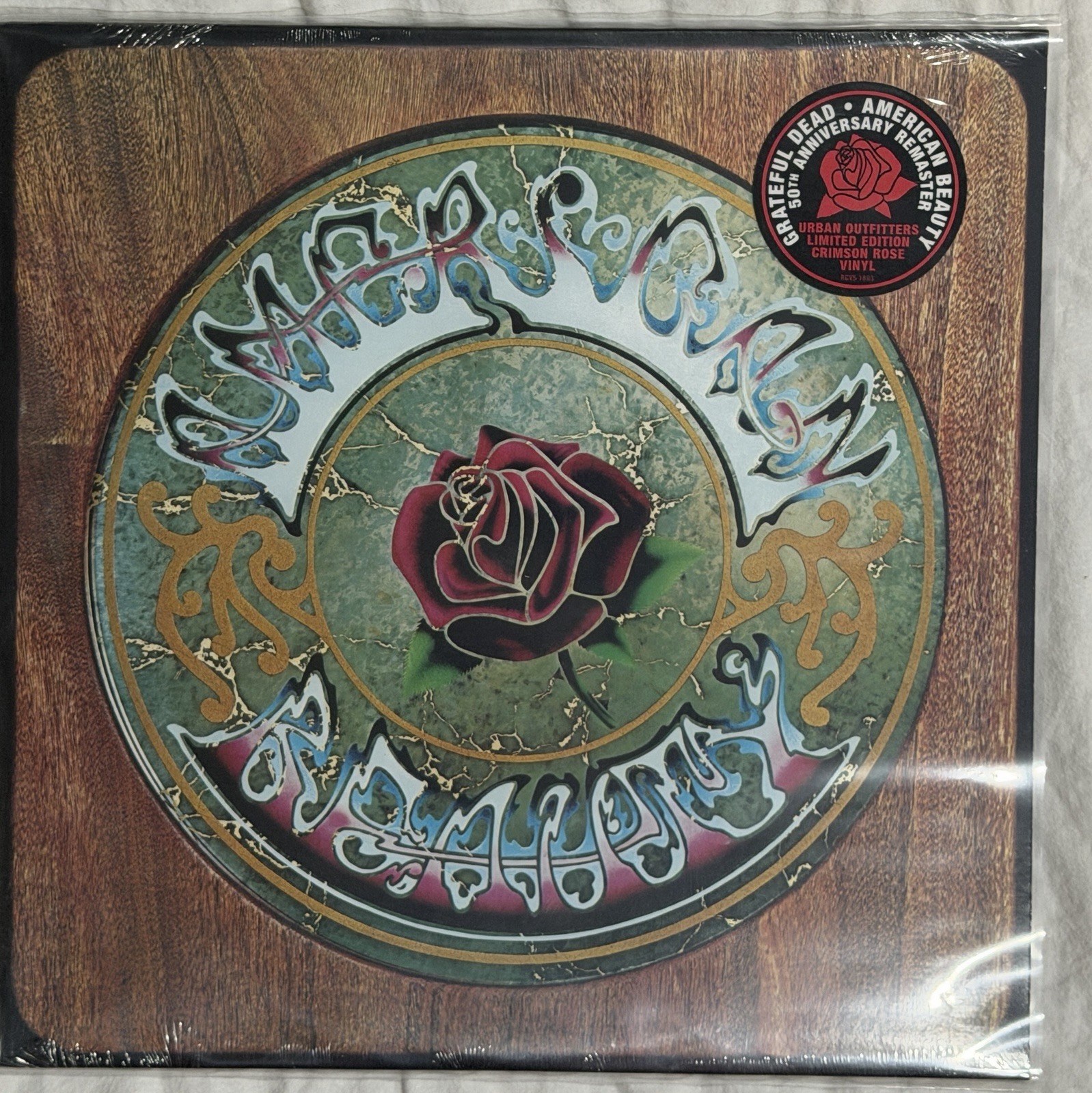 Grateful Dead – American Beauty 50th AnniversaryCrimson Rose Vinyl LP NEW/SEALED