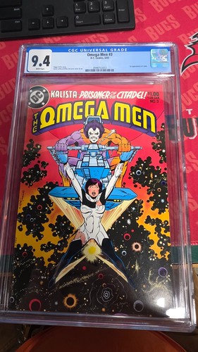 Omega Men #3 1983 DC Comics CGC 9.4 1st app Lobo White Pages