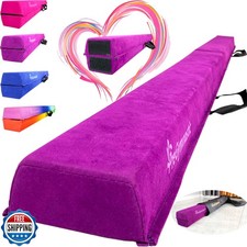 PreGymnastic 6FT/8FT/9.5FT Folding Balance Beam for Kids Ages 3-1