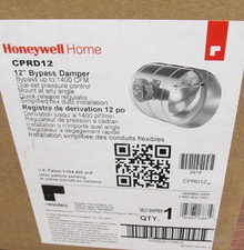 NOS - Open Box - Honeywell CPRD12 12in TrueZONE Round Bypass Damper