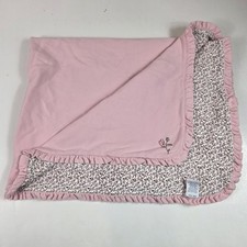 Vintage Gymboree Blanket Sweet Briar Rose 2000 Pink floral ruffle
