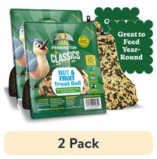 Wild bird nut and fruit treat bell feeder seed food